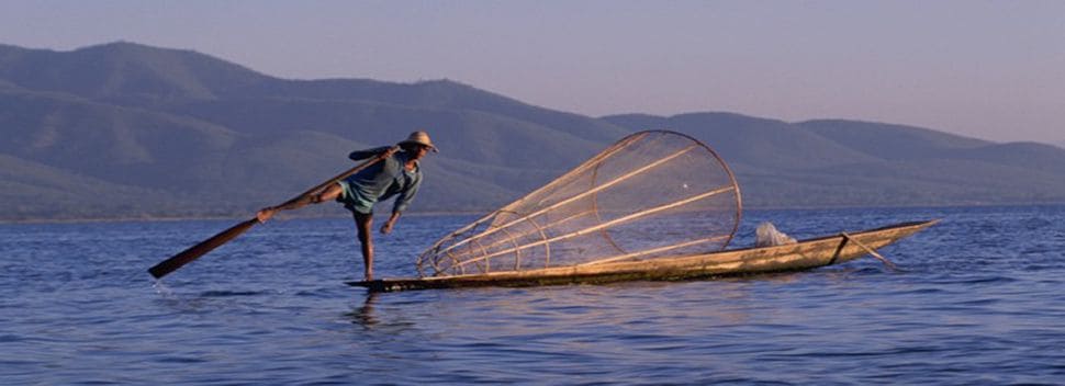 Fisherman Inle Lake Myanmar Burma
